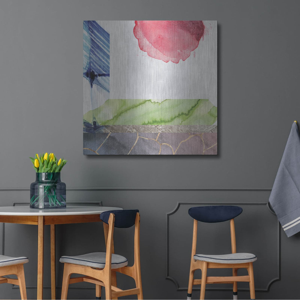 'Earth Glows 2' by Louis Duncan – Metal Wall Art, 36x36 room view
