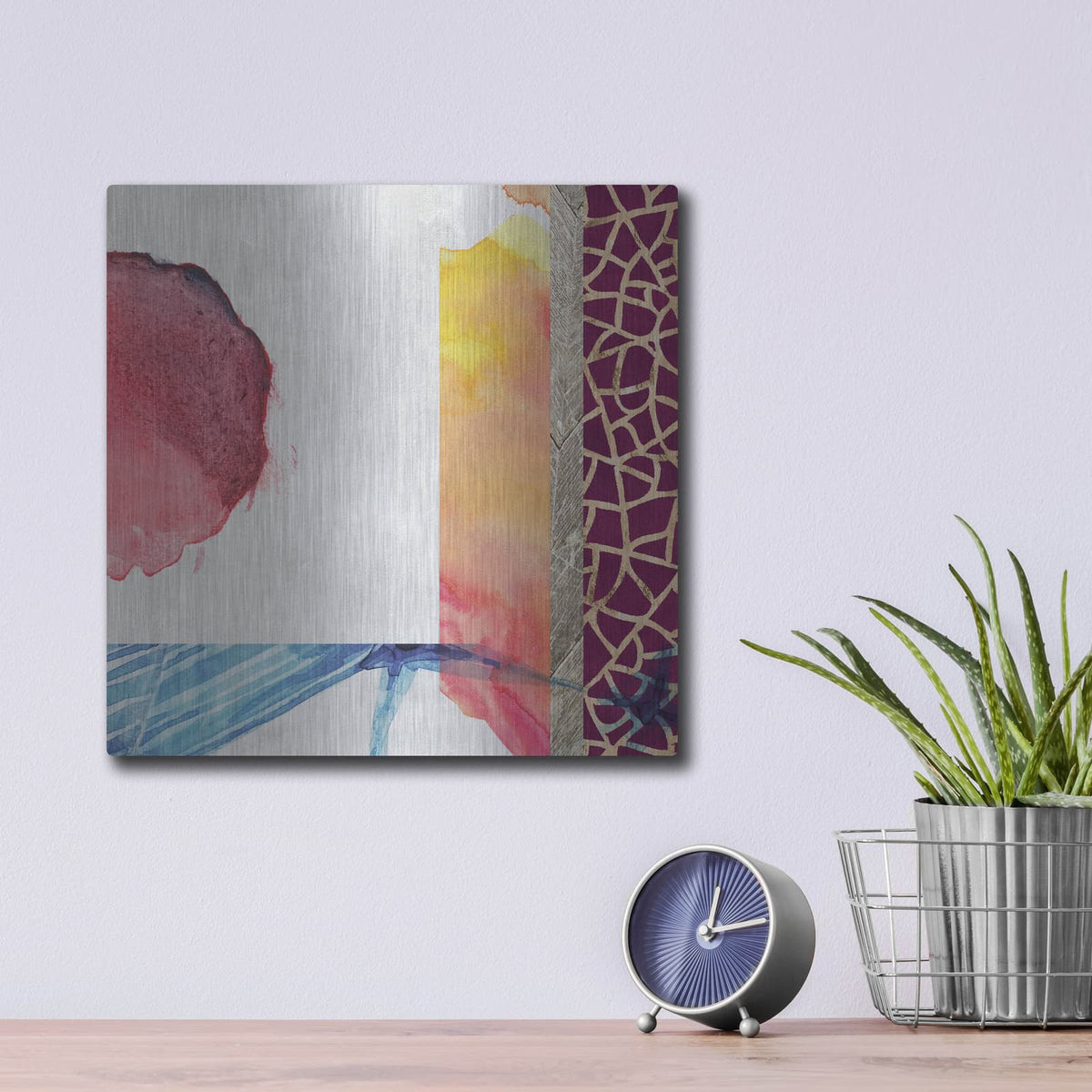 'Earth Glows 1' by Louis Duncan – Metal Wall Art, 12x12 room view
