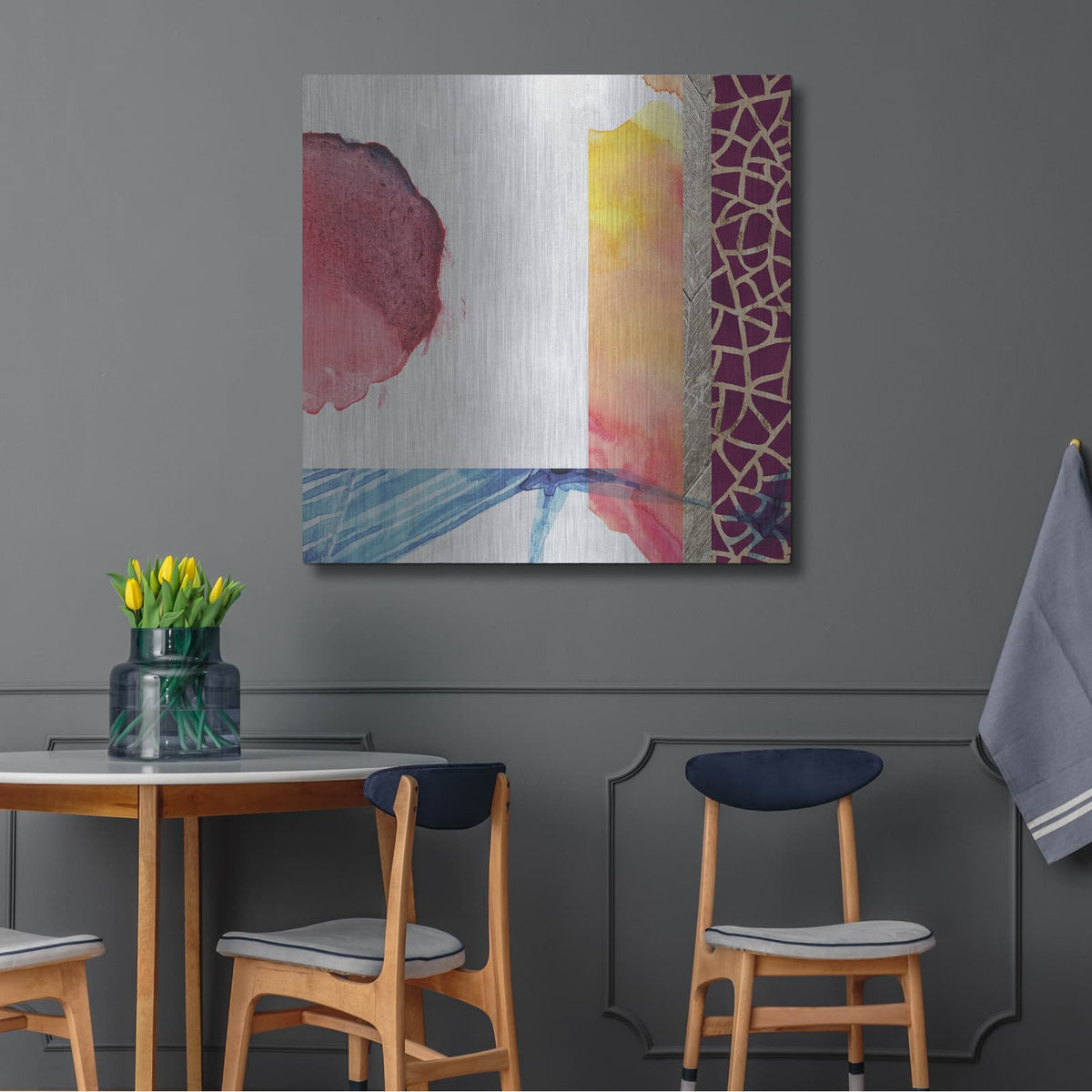 'Earth Glows 1' by Louis Duncan – Metal Wall Art, 36x36 room view