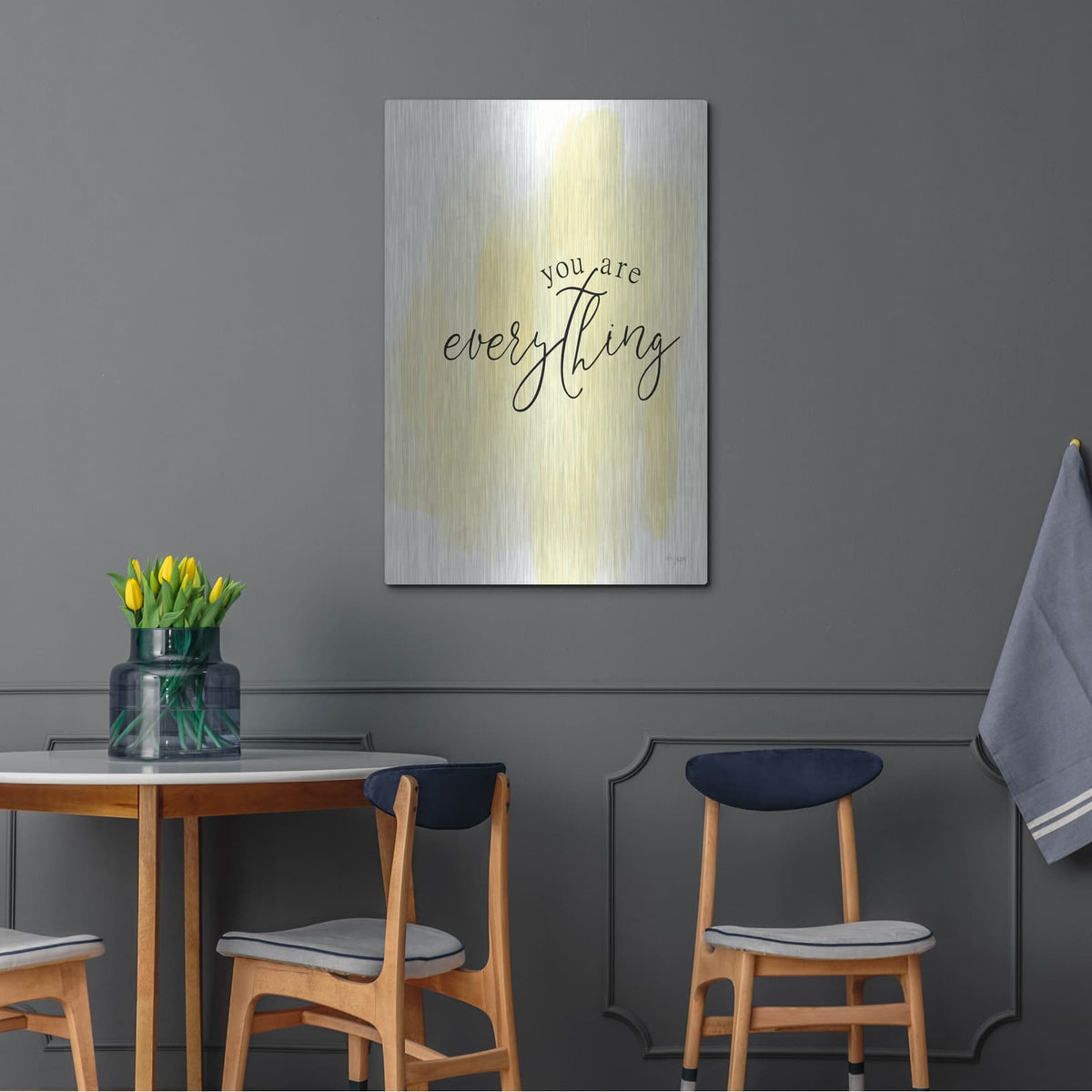 'You Are My Everything' by Jaxn Blvd – Metal Wall Art, 24x36 room view
