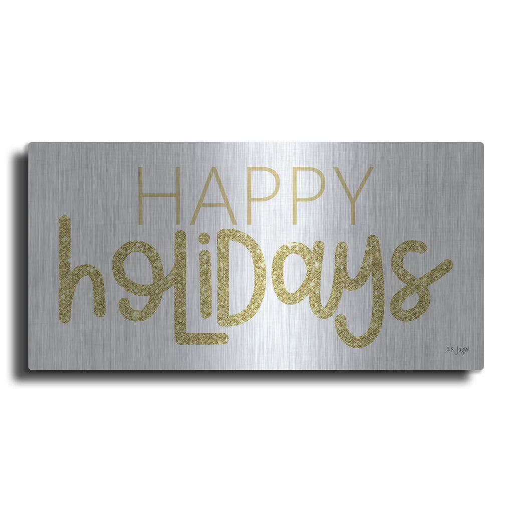 'Happy Holidays' by Jaxn Blvd – Metal Wall Art