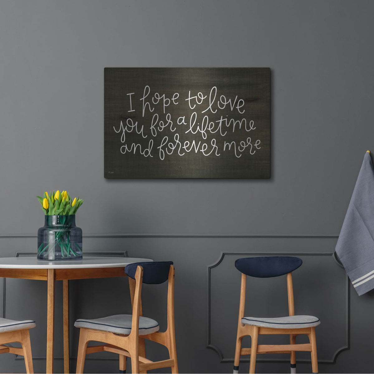 'Love For a Lifetime' by Jaxn Blvd – Metal Wall Art, 36x24 room view