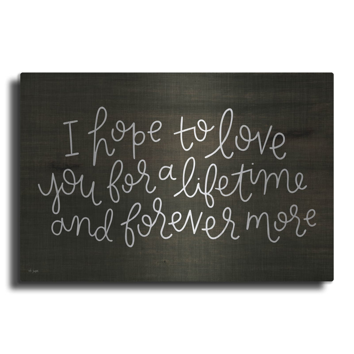 'Love For a Lifetime' by Jaxn Blvd – Metal Wall Art