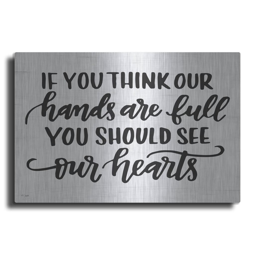 'Our Hearts' by Jaxn Blvd – Metal Wall Art