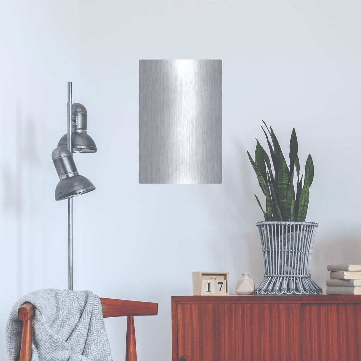 'Merry Christmas' by Jaxn Blvd – Metal Wall Art, 16x24 room view