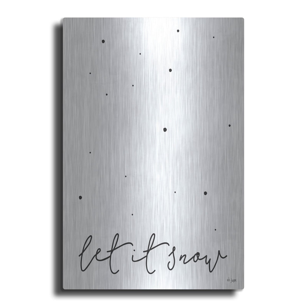 'Let It Snow' by Jaxn Blvd – Metal Wall Art