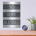 'So Very Blessed' by Jaxn Blvd – Metal Wall Art, 12x16 room view