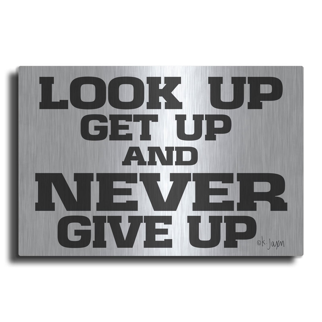 'Never Give Up II' by Jaxn Blvd – Metal Wall Art