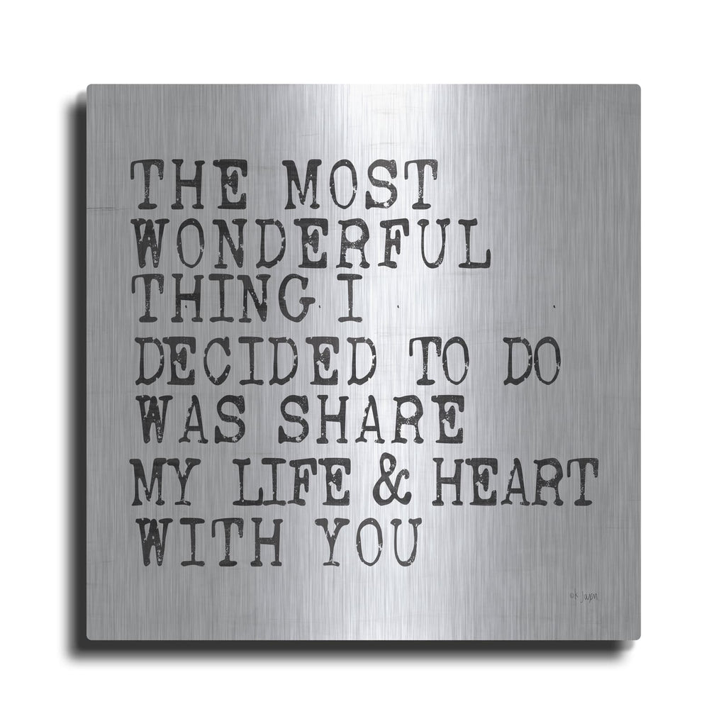 'The Most Wonderful Thing' by Jaxn Blvd – Metal Wall Art
