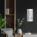 'You Are My Home' by Jaxn Blvd – Metal Wall Art, 12x24 room view