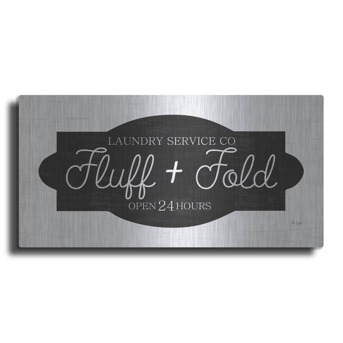'Fluff & Fold' by Jaxn Blvd – Metal Wall Art