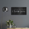 'Please Don't Forget' by Jaxn Blvd – Metal Wall Art, 24x12 room view