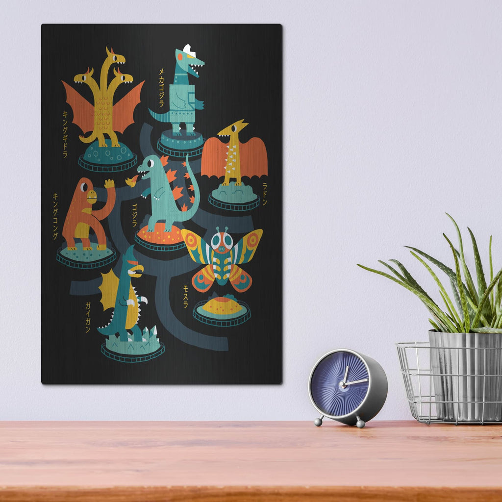 'Tokyo Zoo' by Michael Buxton – Metal Wall Art, 12x16 room view