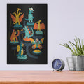 'Tokyo Zoo' by Michael Buxton – Metal Wall Art, 12x16 room view
