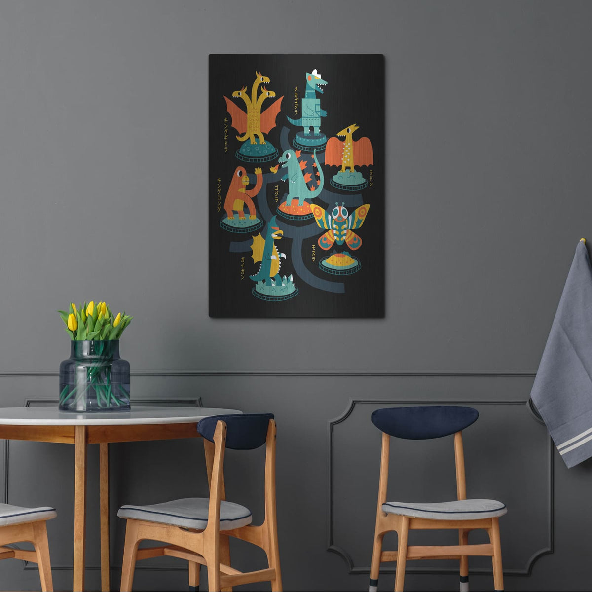 'Tokyo Zoo' by Michael Buxton – Metal Wall Art, 24x36 room view