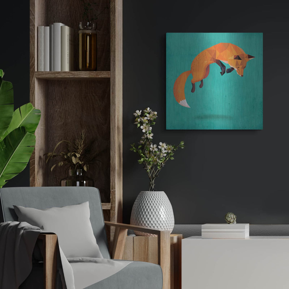 'Transition' by Michael Buxton – Metal Wall Art, 24x24 room view
