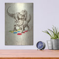 'The Ultimate Battle' by Michael Buxton – Metal Wall Art, 12x16 room view