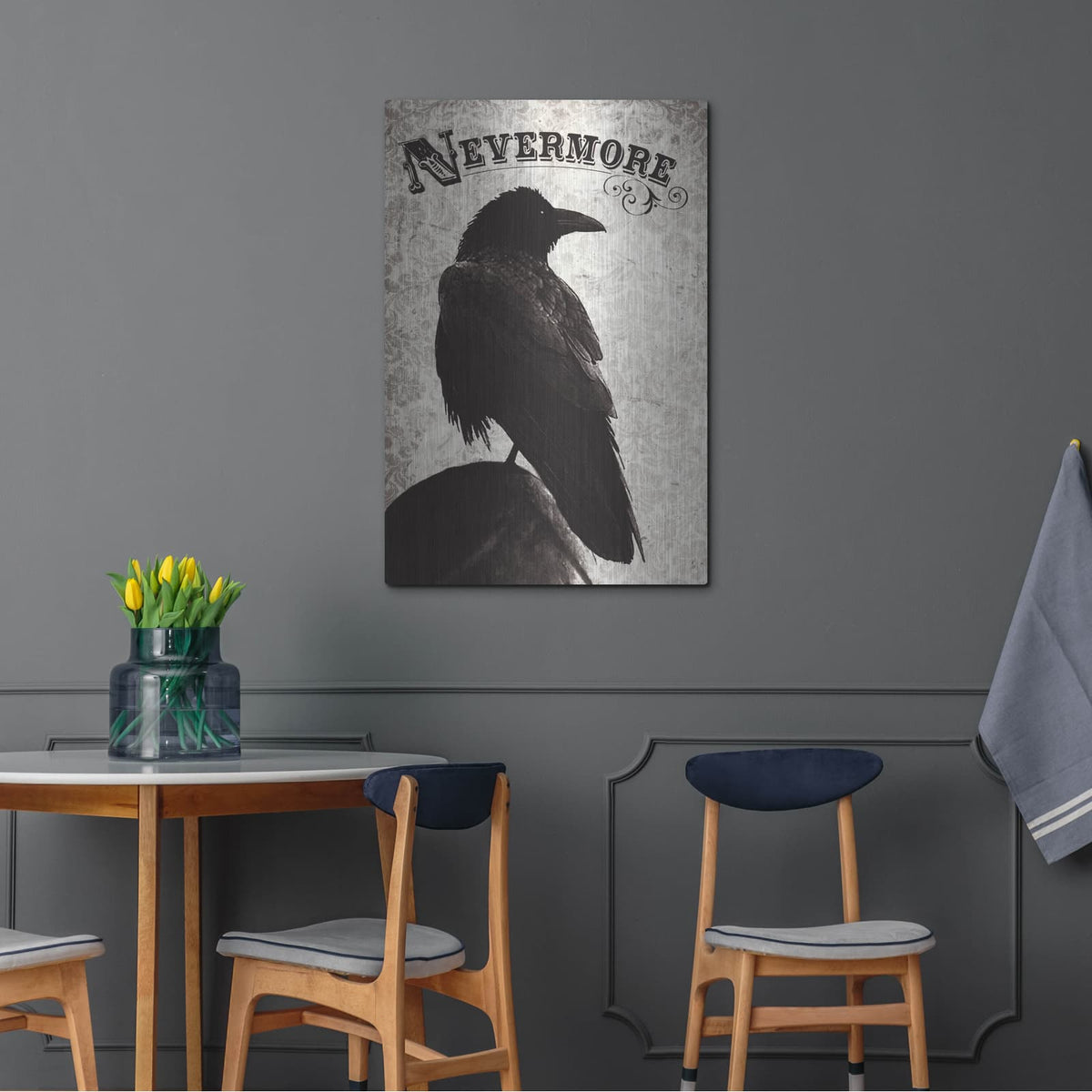'Nevermore' by Michael Buxton – Metal Wall Art, 24x36 room view