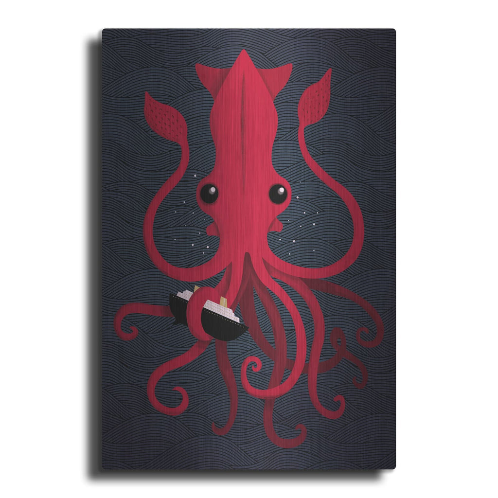'Kraken Attaken' by Michael Buxton – Metal Wall Art