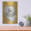 'Be Kind' by Lisa Larson – Metal Wall Art, 12x16 room view