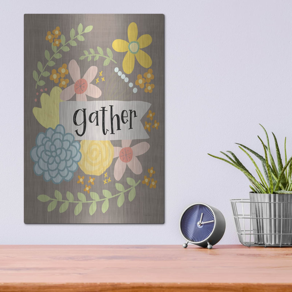 'Gather' by Lisa Larson – Metal Wall Art, 12x16 room view