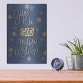 'Give It to God And Go to Sleep' by Lisa Larson – Metal Wall Art, 12x16 room view