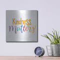 'Kindness Matters' by Lisa Larson – Metal Wall Art, 12x12 room view