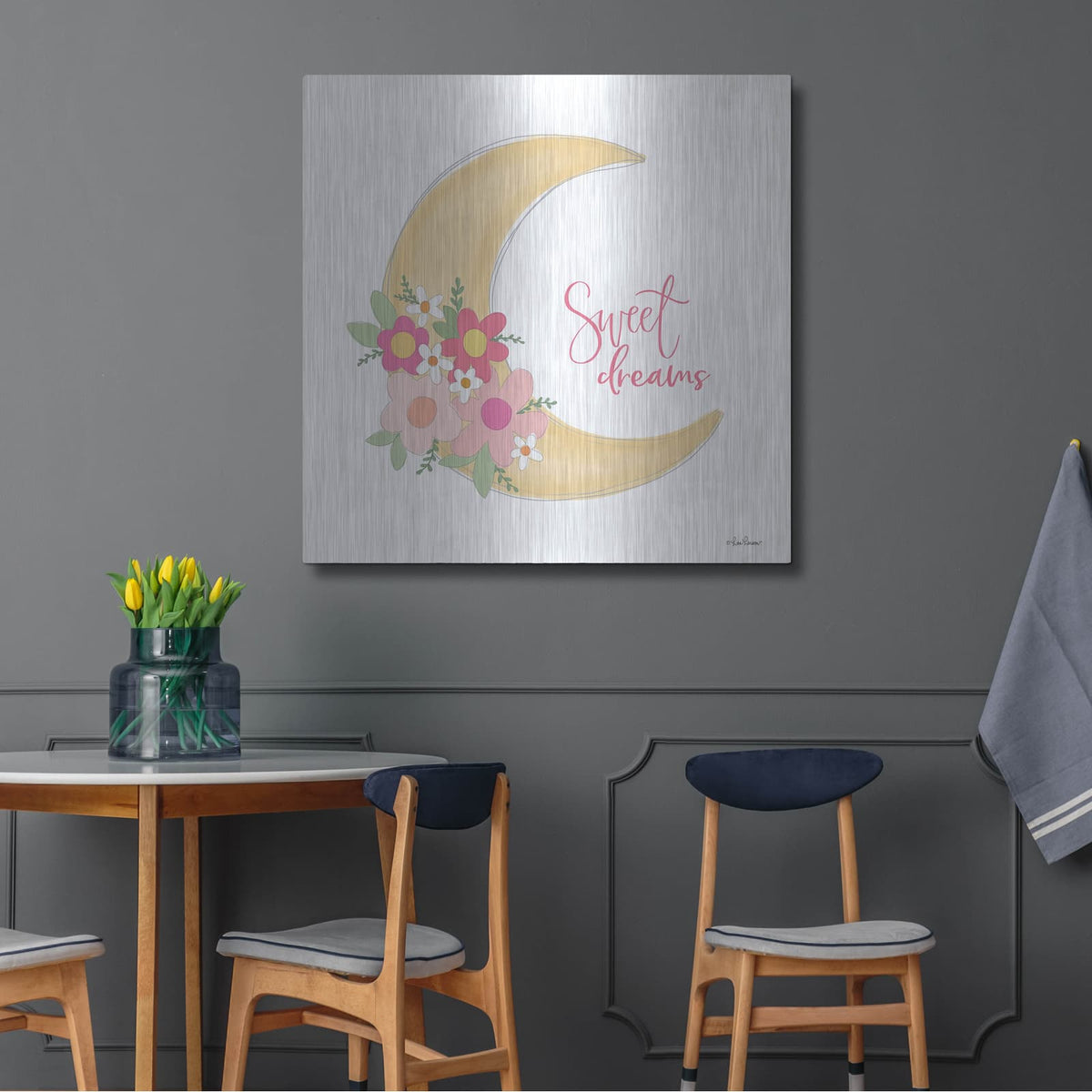 'Sweet Dreams' by Lisa Larson – Metal Wall Art, 36x36 room view