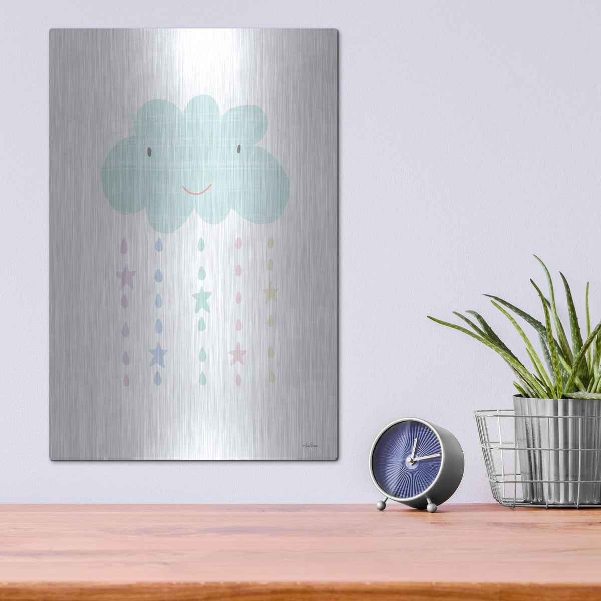 'Star Drops' by Lisa Larson – Metal Wall Art, 12x16 room view