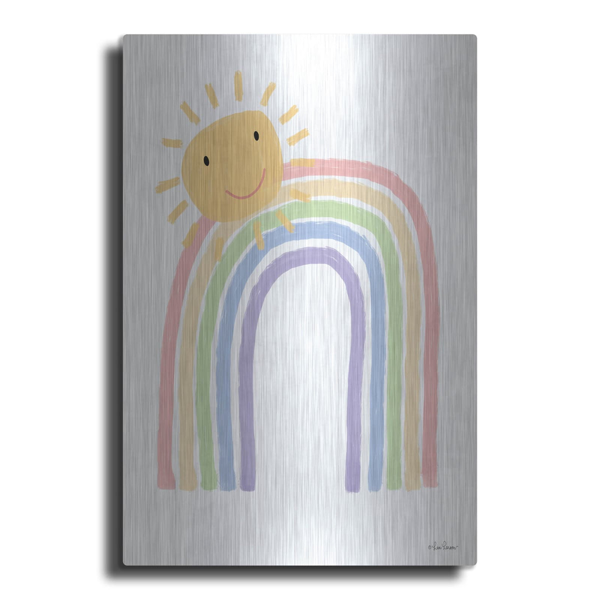 'Rainbow and Sun' by Lisa Larson – Metal Wall Art
