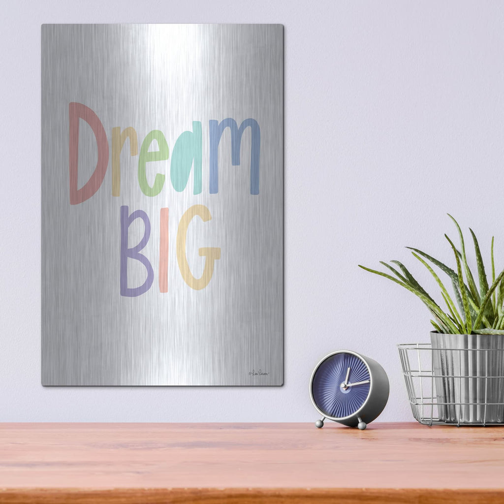 'Dream Big' by Lisa Larson – Metal Wall Art, 12x16 room view