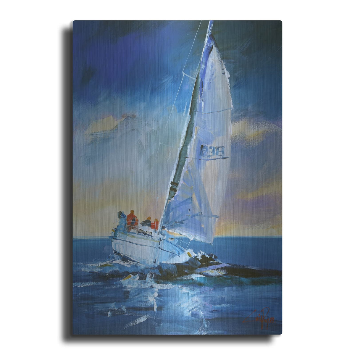 'Night Sail' by Craig Trewin Penny – Metal Wall Art