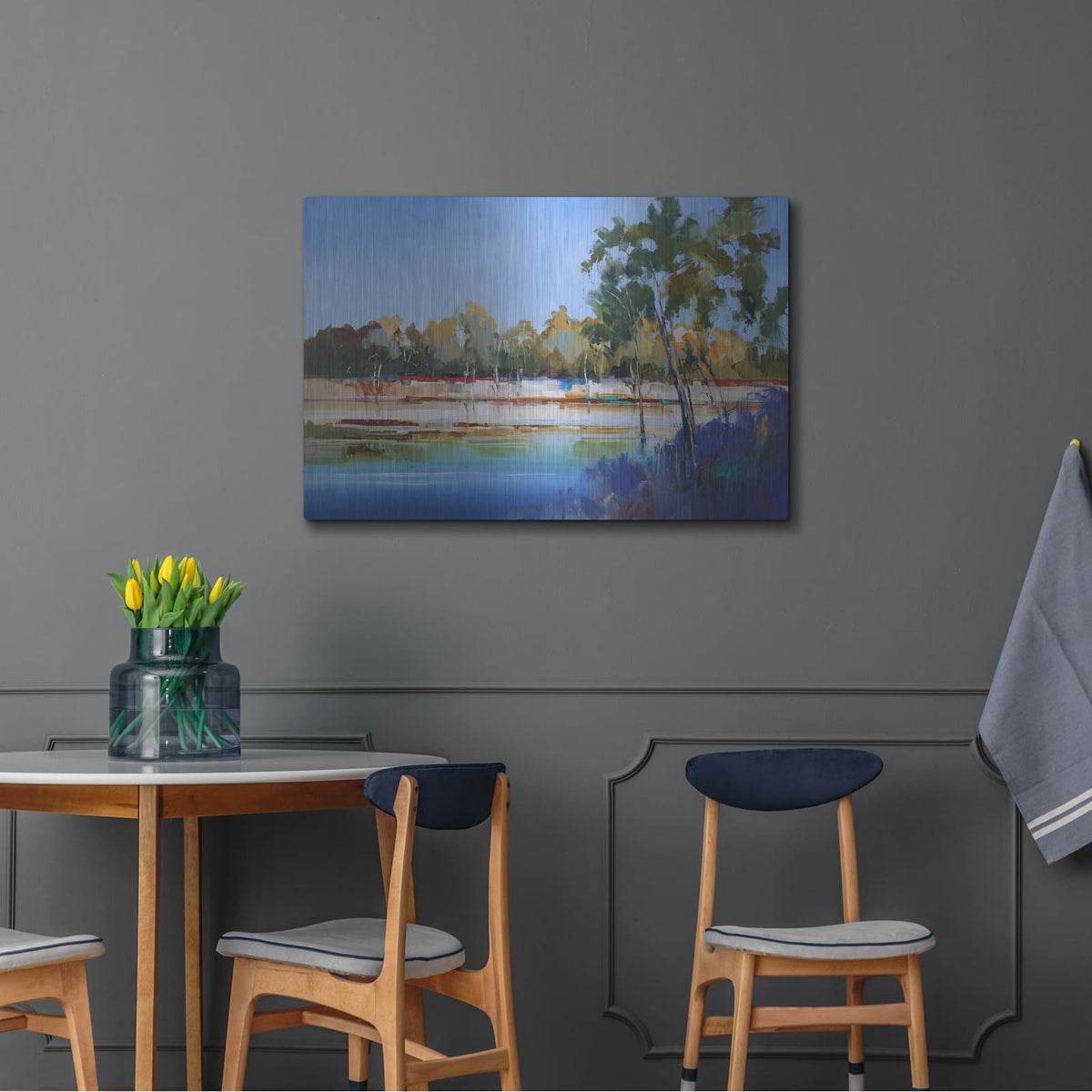 'Late Night, The Murray 2' by Craig Trewin Penny – Metal Wall Art, 36x24 room view
