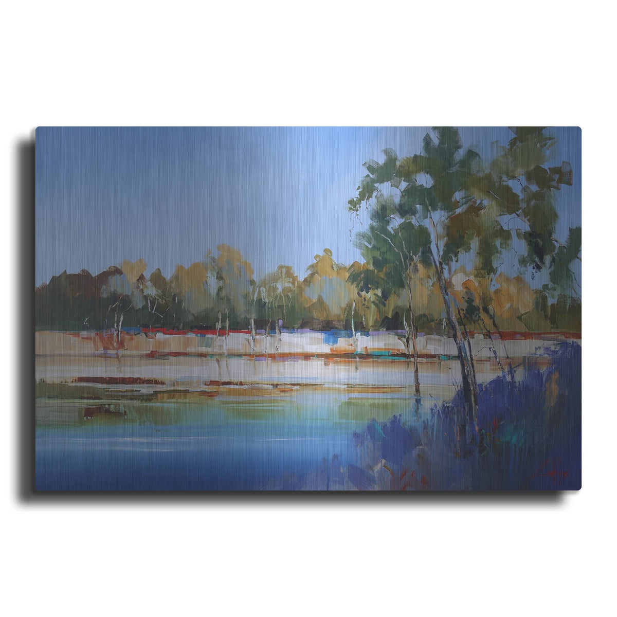 'Late Night, The Murray 2' by Craig Trewin Penny – Metal Wall Art