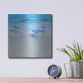 'Landing' by Craig Trewin Penny – Metal Wall Art, 12x12 room view