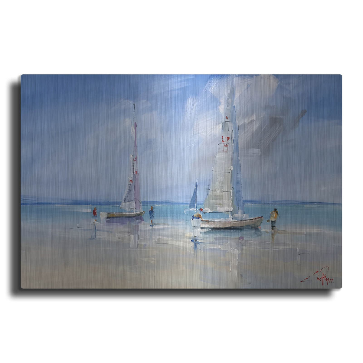 'Aspendale Racers' by Craig Trewin Penny – Metal Wall Art