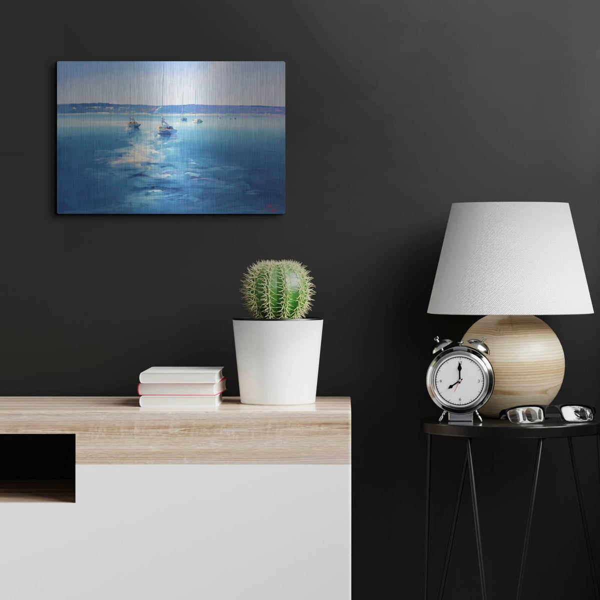 'Mornington Morning' by Craig Trewin Penny – Metal Wall Art, 24x16 room view