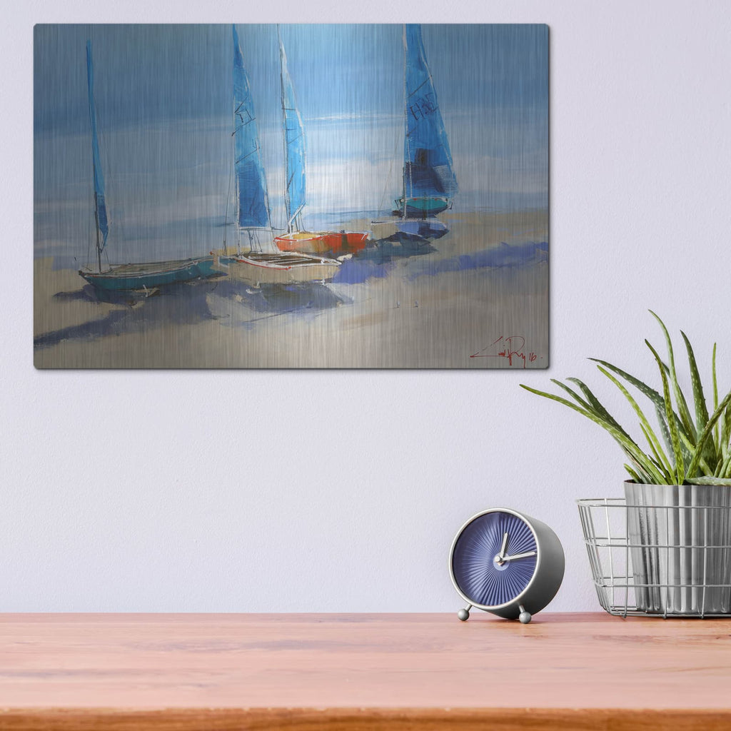 'Before The Sail' by Craig Trewin Penny – Metal Wall Art, 16x12 room view