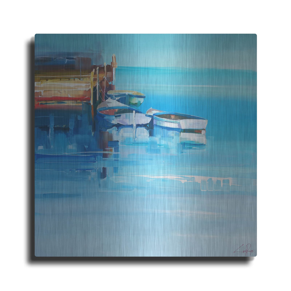 'Port Fairy Moorings' by Craig Trewin Penny – Metal Wall Art