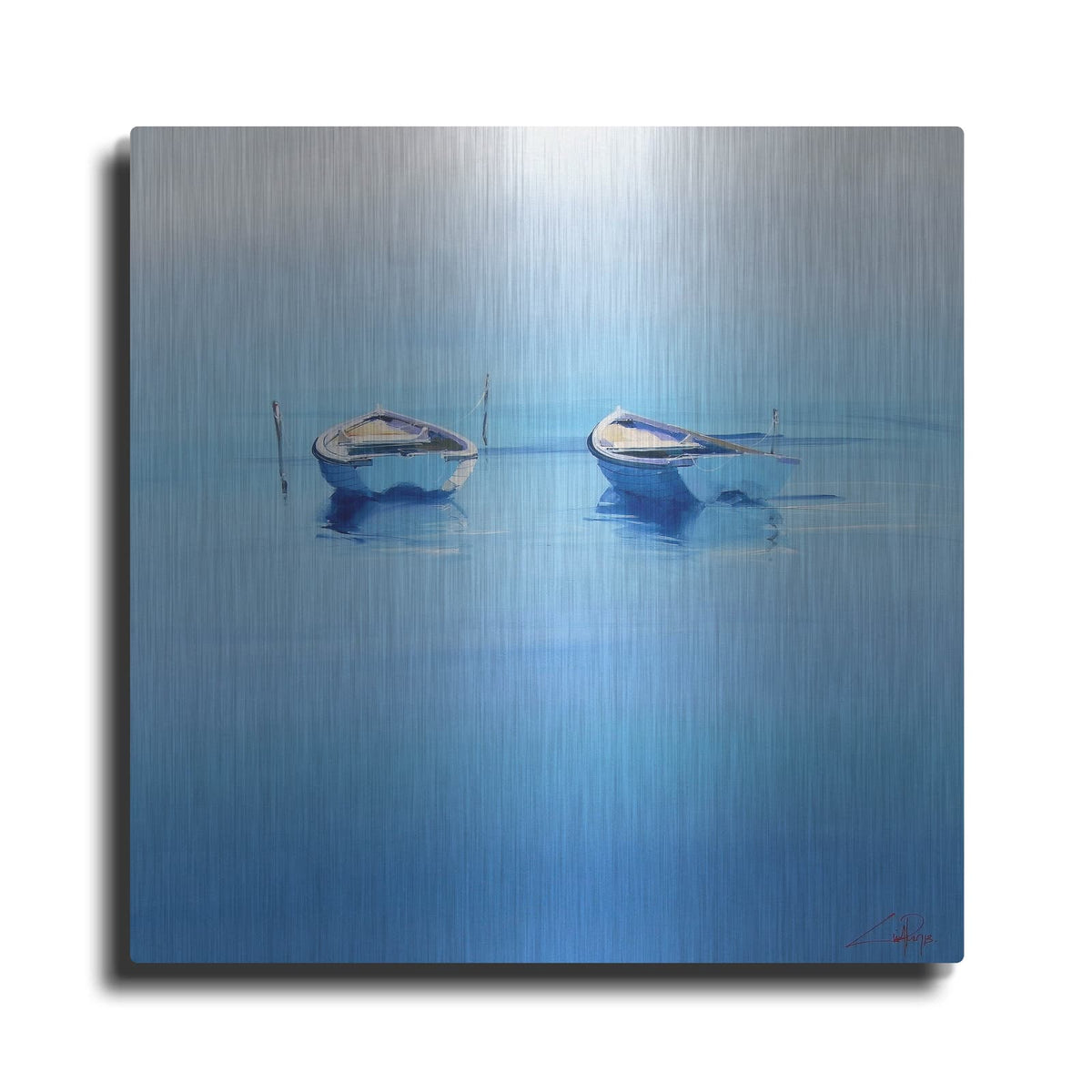 'Late Moorings' by Craig Trewin Penny – Metal Wall Art