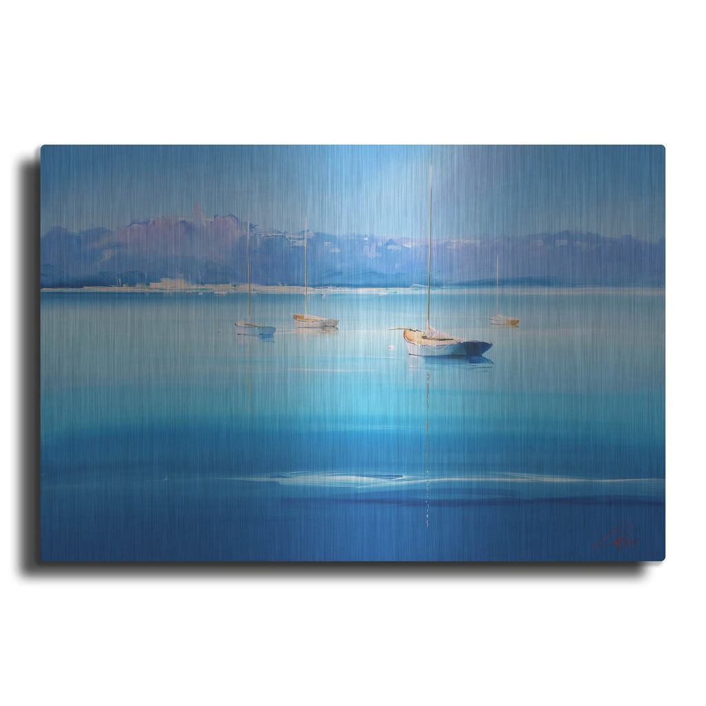 'Gold Decks, Sorrento' by Craig Trewin Penny – Metal Wall Art