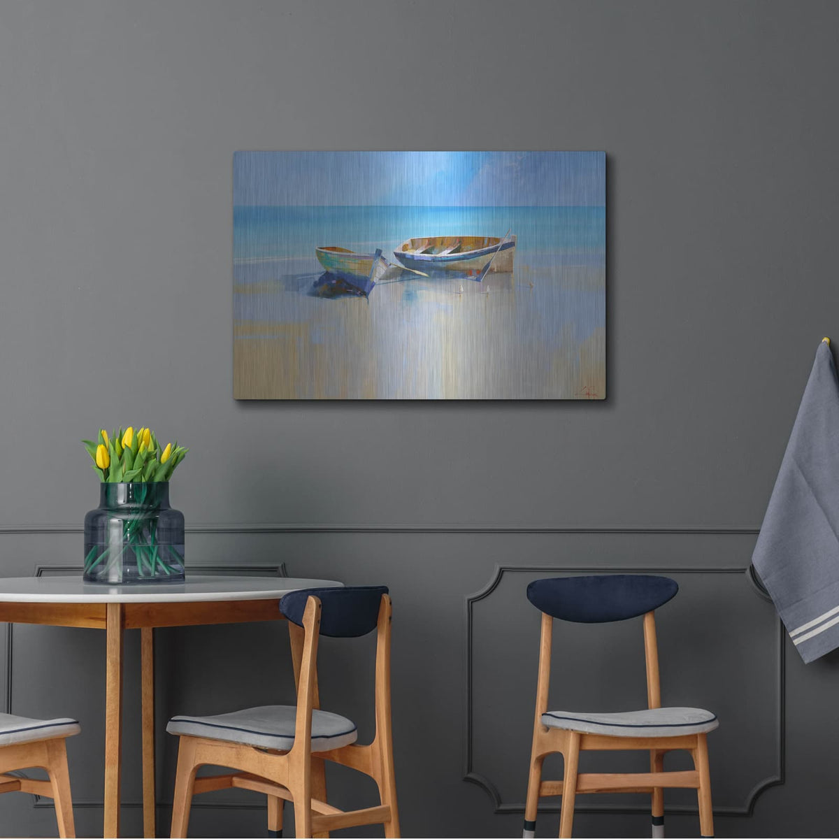 'Afternoon Gulls' by Craig Trewin Penny – Metal Wall Art, 36x24 room view
