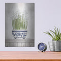 'Blue and White Paperwhites II' by Linda Spivey – Metal Wall Art, 12x16 room view