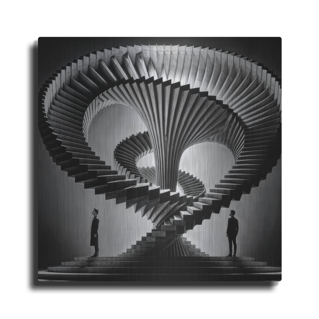 'Choose Your Path 2' by KIR.DART Metal Wall Art
