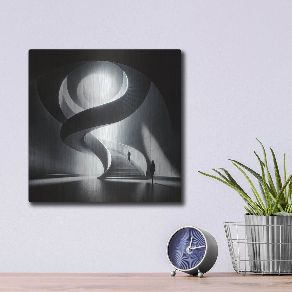 'Choose Your Path 3' by KIR.DART Metal Wall Art