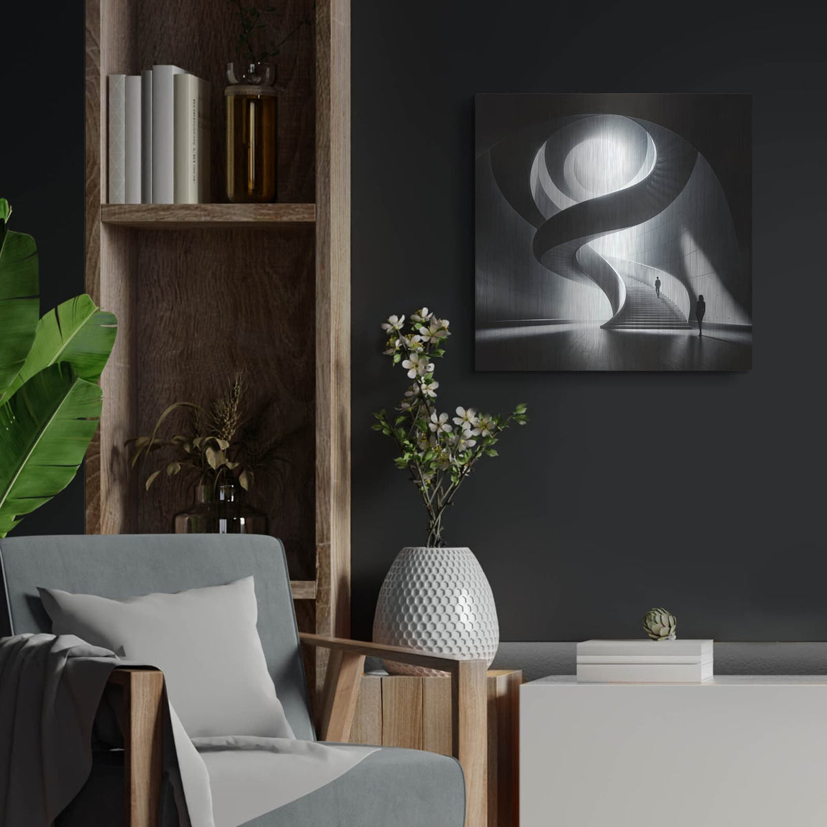 'Choose Your Path 3' by KIR.DART Metal Wall Art