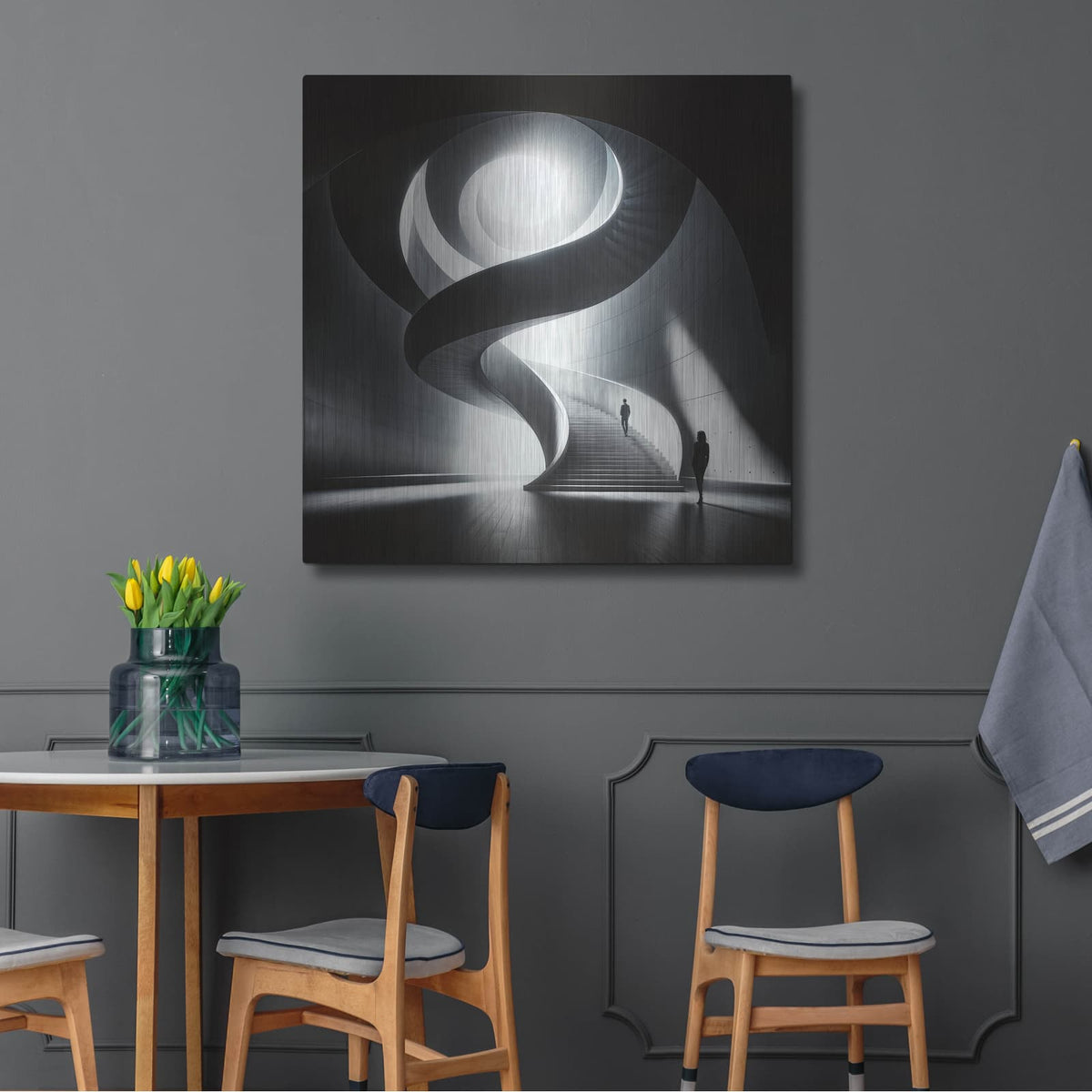 'Choose Your Path 3' by KIR.DART Metal Wall Art