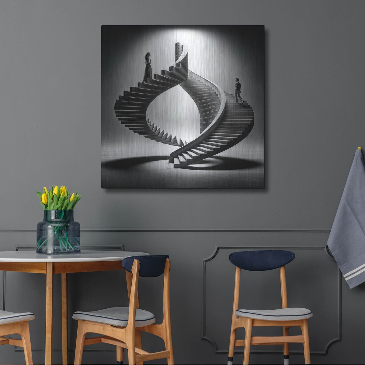 'Choose Your Path 5' by KIR.DART Metal Wall Art