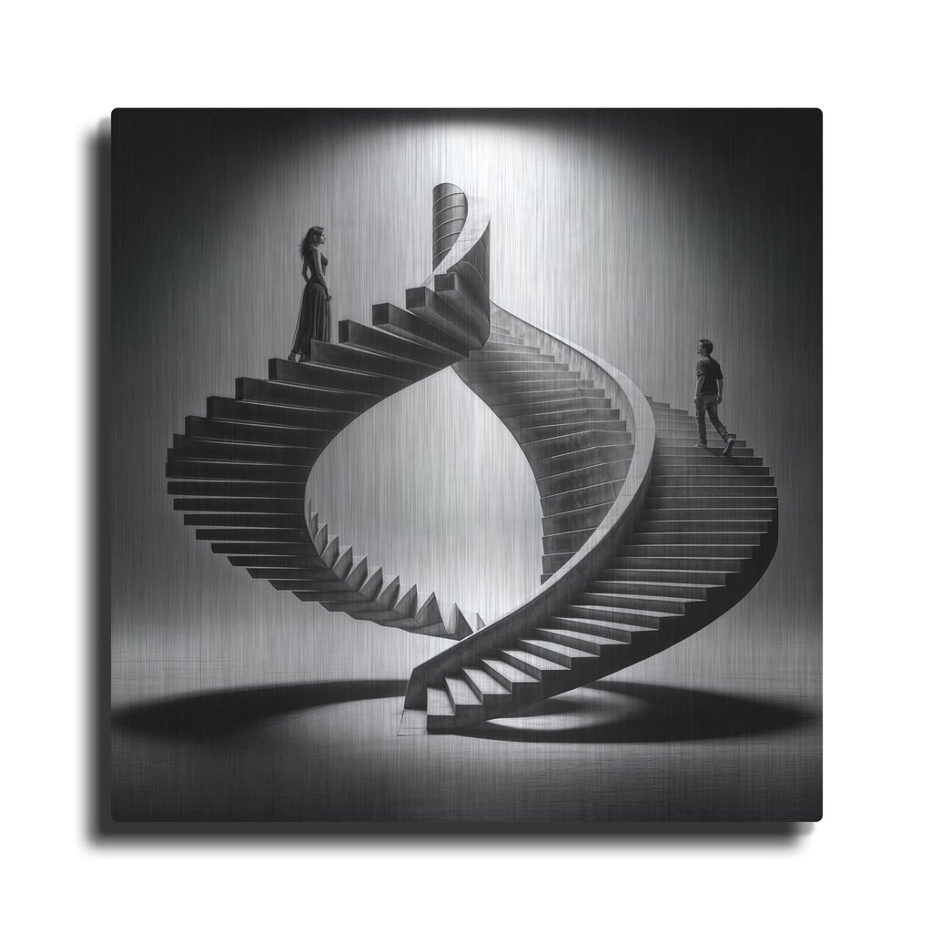 'Choose Your Path 5' by KIR.DART Metal Wall Art