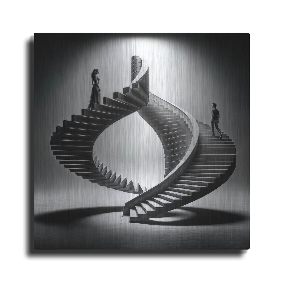 'Choose Your Path 5' by KIR.DART Metal Wall Art